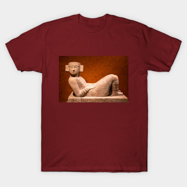 Mexico. Mexico City. National Museum of Anthropology. Chac-Mool. T-Shirt by vadim19